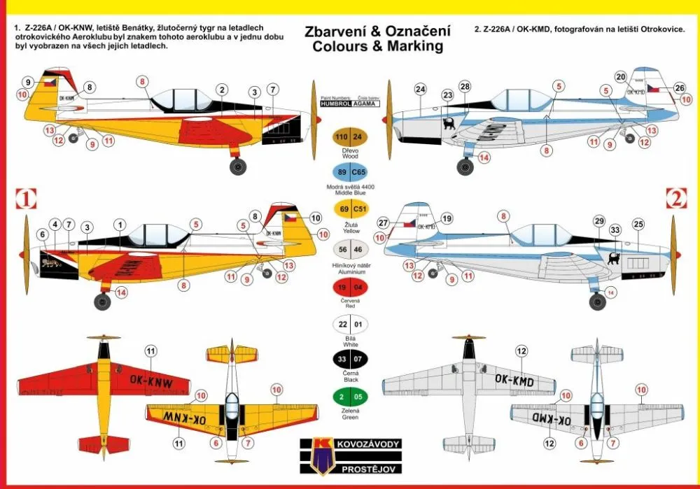 Zlin Z-226A Akrobat 1:72