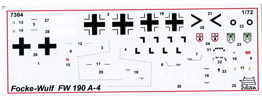 Focke Wulf FW 190A-4 1:72