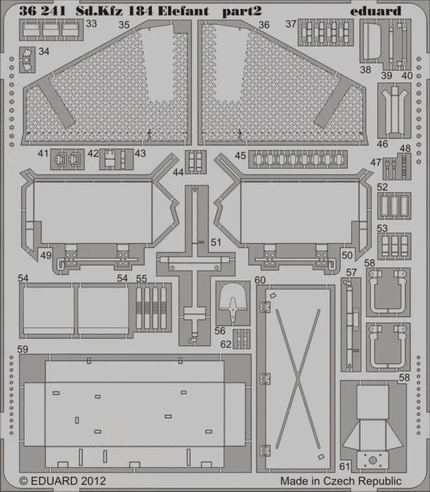Sd.Kfz.184 Elefant P.E for Tamiya 1:35