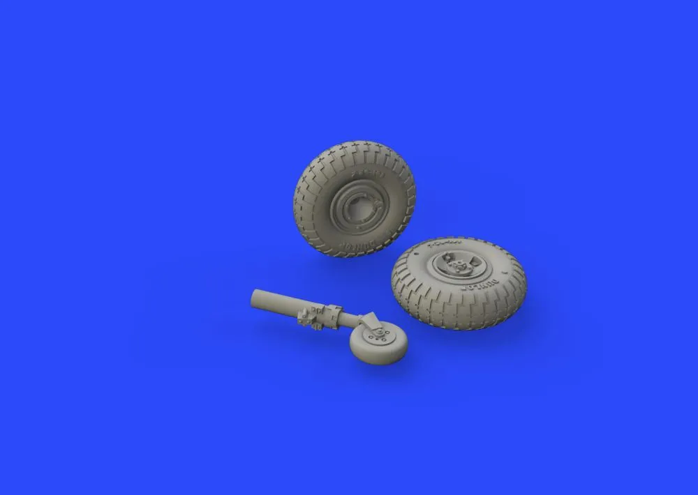 Spitfire Mk.VIII wheels - 4 spoke w/ pattern 1:72