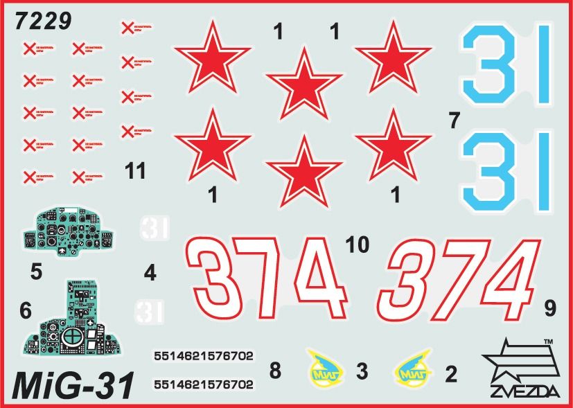 MiG-31 Foxhound 1:72