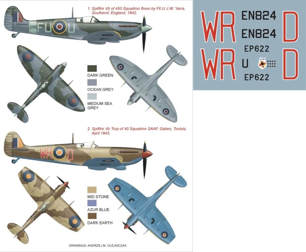 Spitfire Mk.V.b super mask for Hase./ Revell 1:32