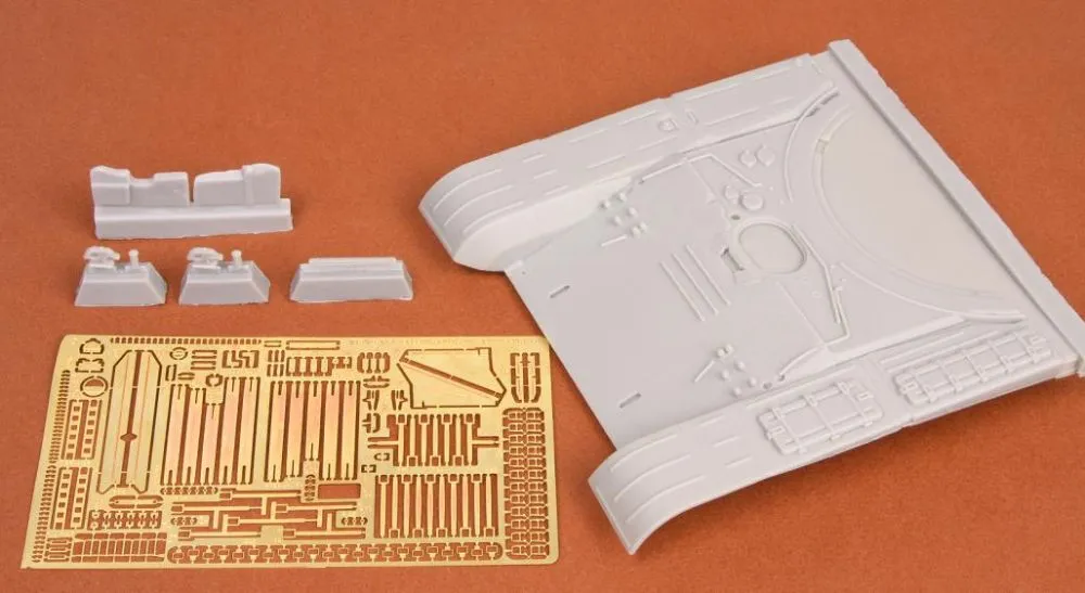 T-72M early front hull armour set for Tamiya 1:35
