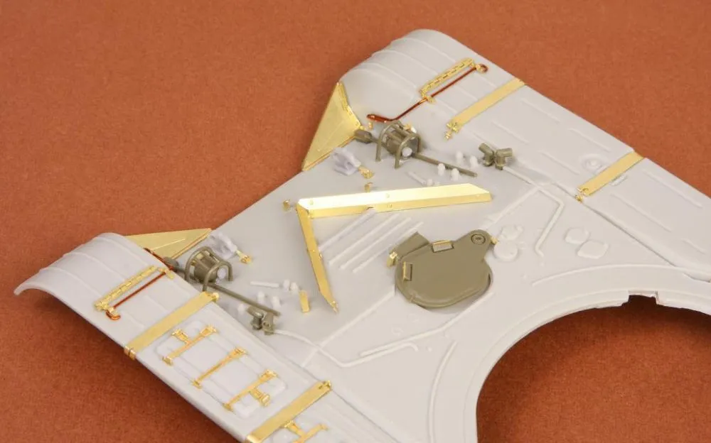 T-72M early front hull armour set for Tamiya 1:35