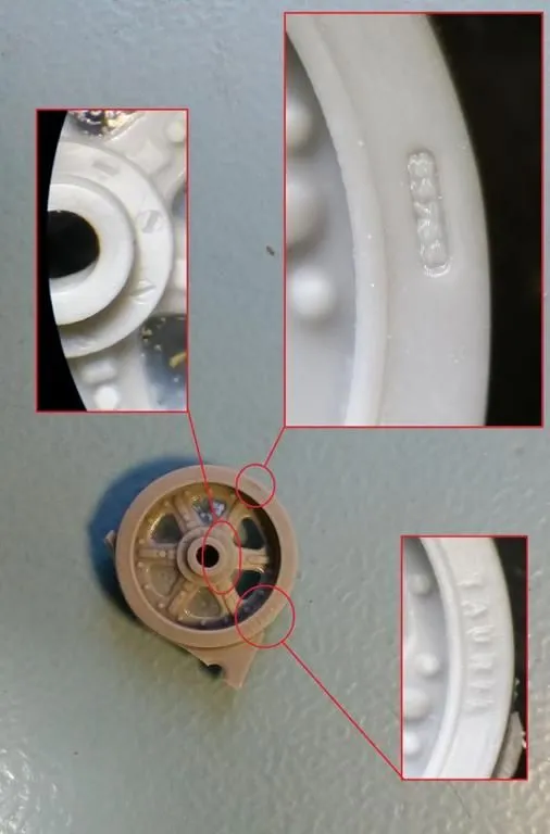 Toldi I.-II.-III. Roadwheels + suspension set 1:35