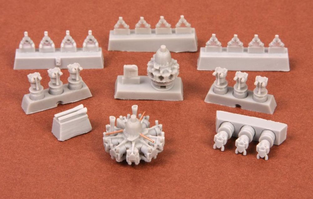 Gloster Gladiator engine set for Airfix 1:72