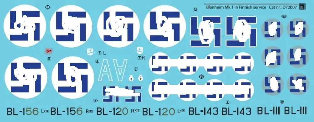 Bristol Blenheim Mk. I-II. in Finnish Service 1:72
