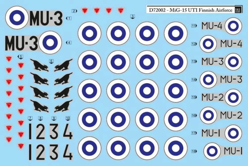 Mig-15UTI Finnish Air Force 1:72