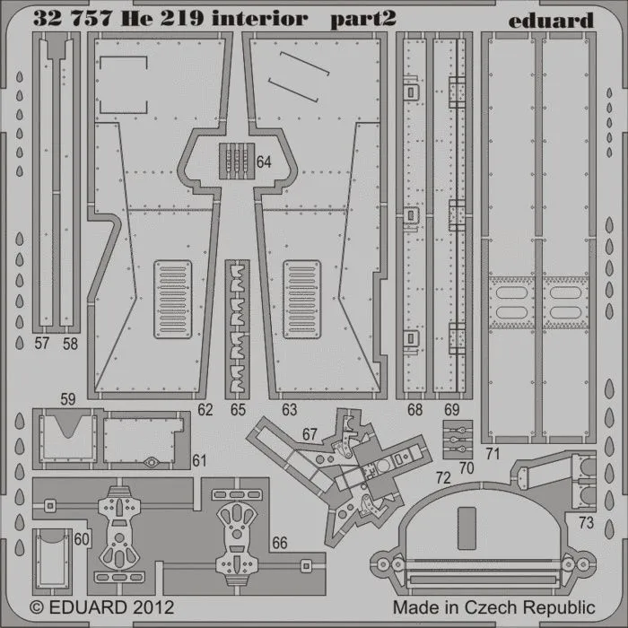 He 219 interior S. A. for Revell 1:32