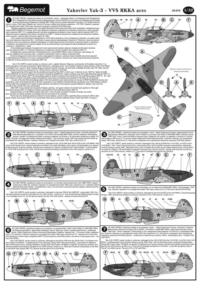 Yakovlev Yak-3 - VVS RKKA aces 1:32
