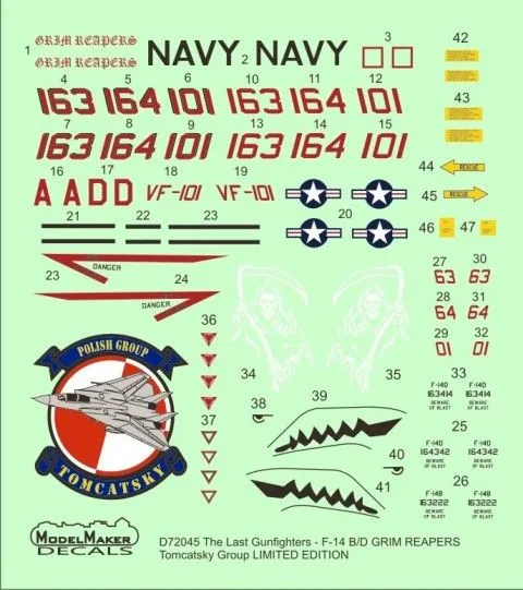 F-14B/D Tomcat - Grim Reapers 1:72