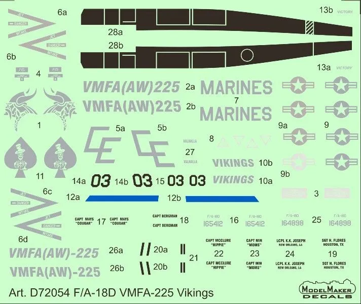 F/A-18D VMFA-225 Vikings 1:72
