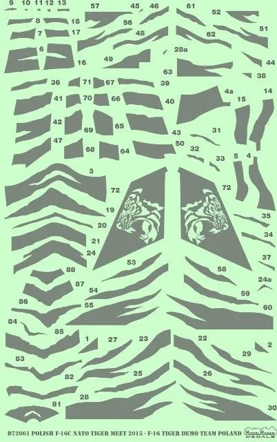 F-16C NATO Tiger Meet 2015 - Poland 1:72