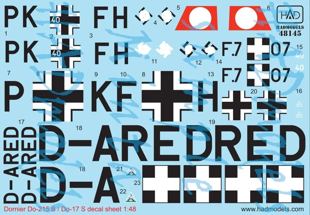 Dornier Do 215B/ Do 17S part.1 1:48