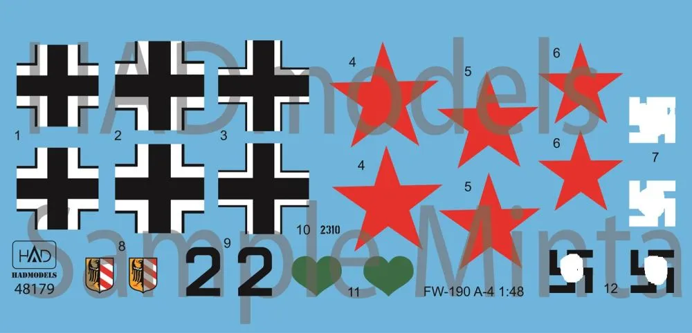 Fw 190A-4 - JG54 Black 2 & captured 1:48