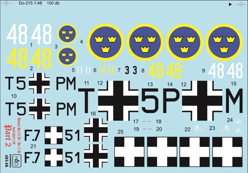 Dornier Do 215B/ Do 17S part.2 1:48