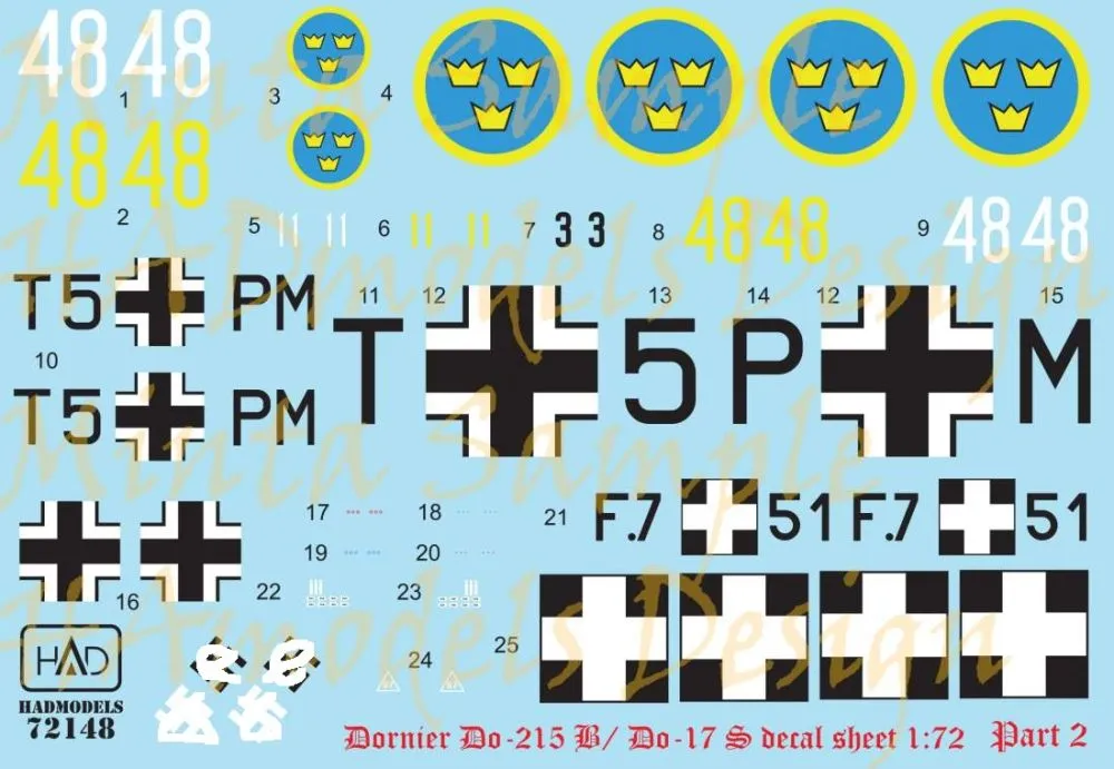 Dornier Do 215B/ Do 17S part.2 1:72