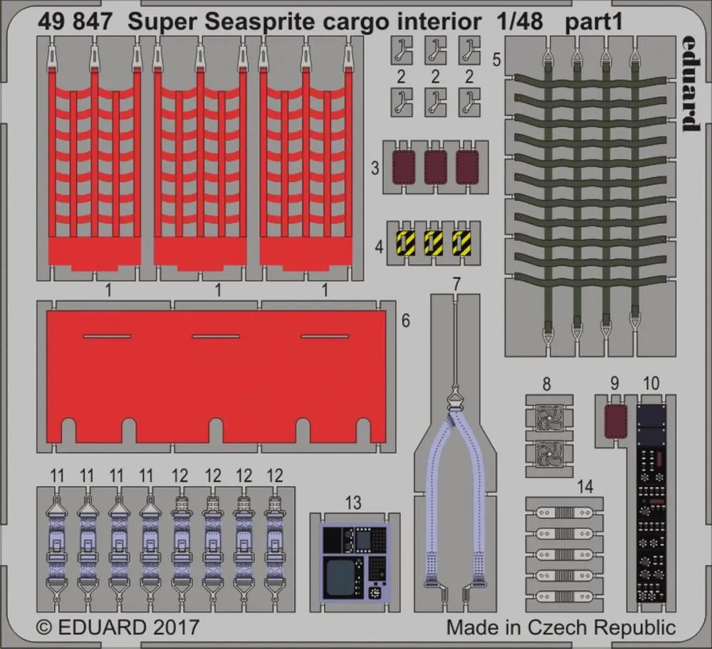Super Seasprite cargo interior 1:48