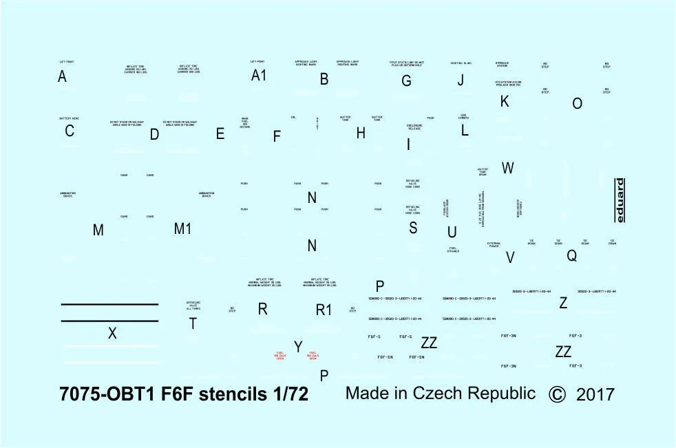 F6F stencils 1:72