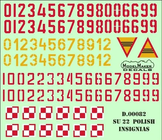 Su-22 Polish insignias 1:72