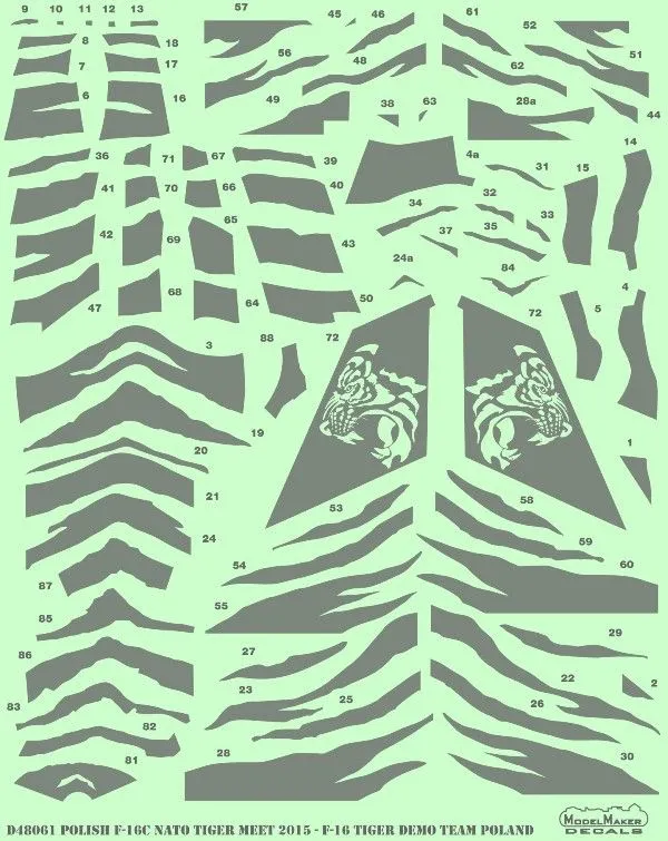 F-16C NATO Tiger Meet 2015 (Demo Team Poland) 1:48