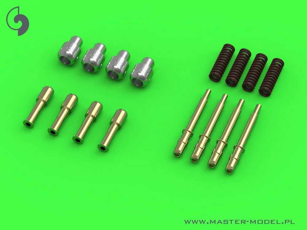 Typhoon Mk IB early cannons (round recoil springs) 1:24