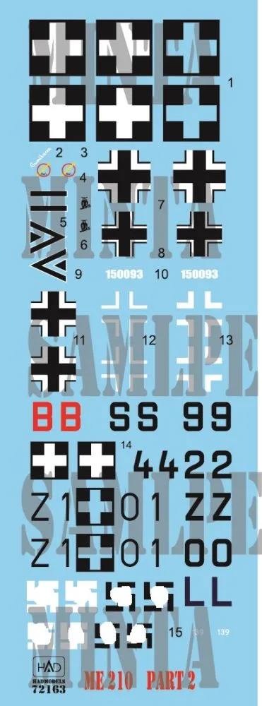 Bf 210A-1/Ca-1 part.2 1:72