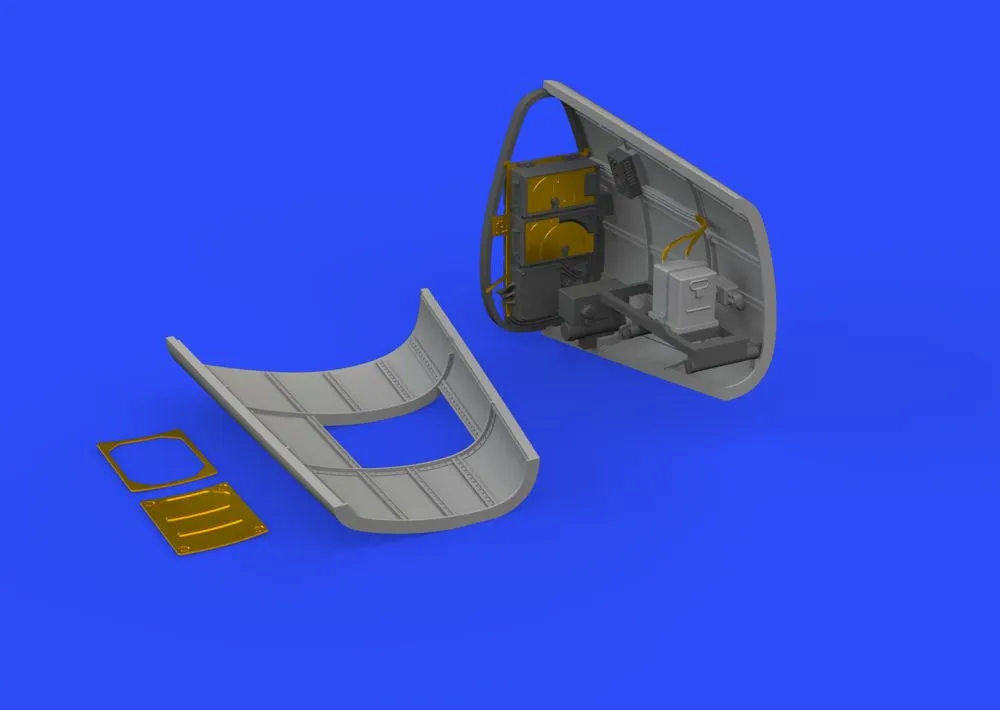 Bf 109F radio compartment for Eduard 1:48
