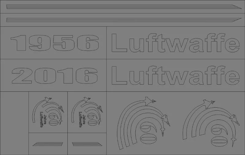 Eurofighter Typhoon 60 Years Luftwaffe TLG 74 1:32