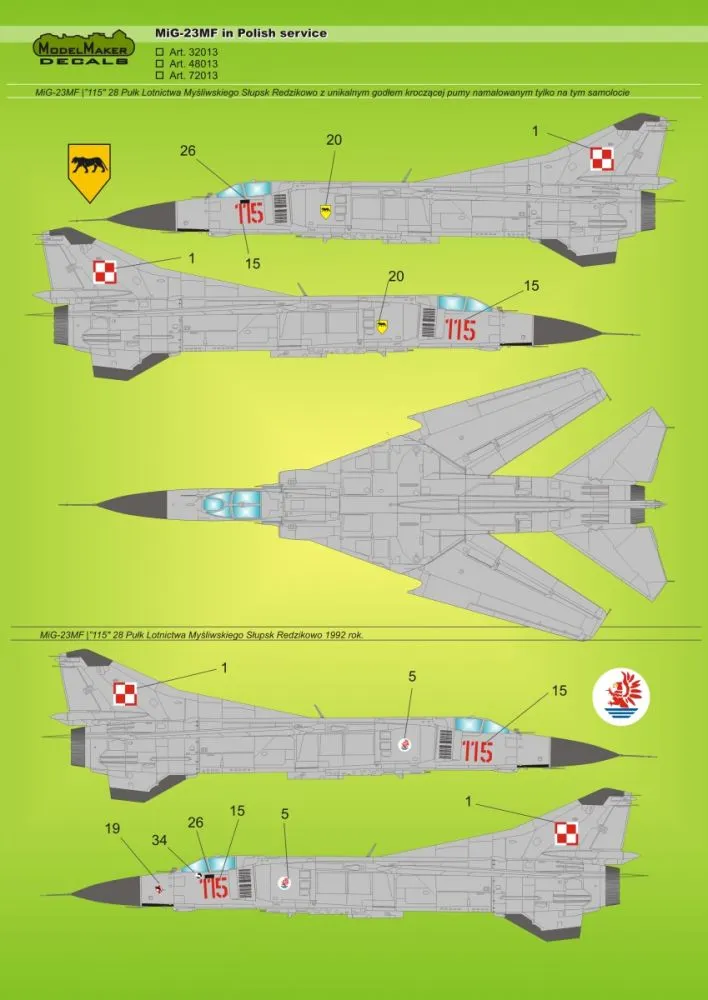 MiG-23MF in Polish service 1:32