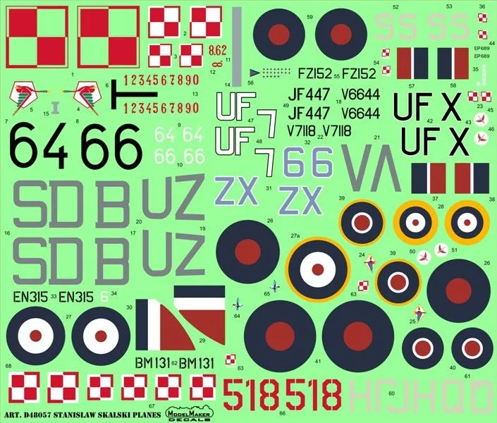 Stanislaw Skalski planes 1:48