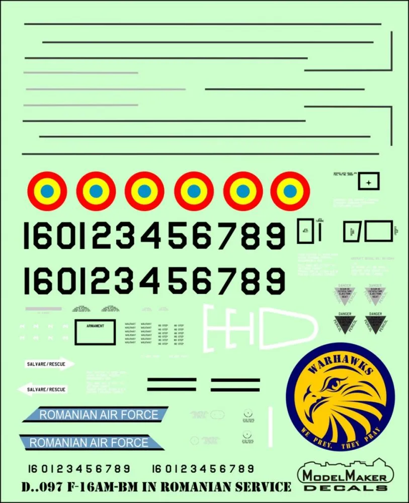 F-16AM/BM in Romanian service 1:48