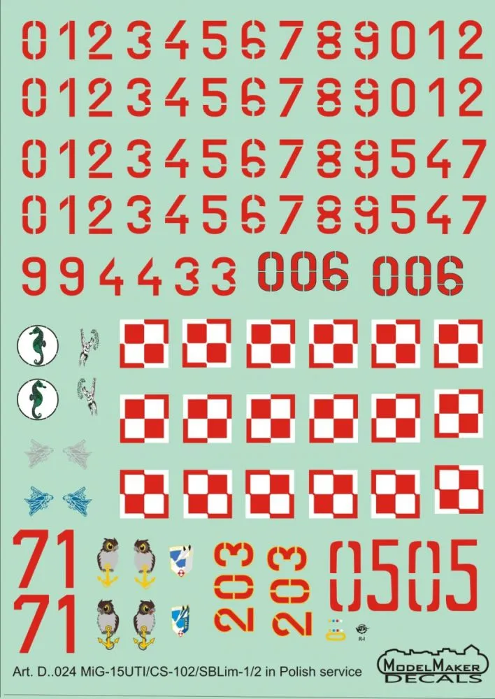 MiG-15UTI/CS-102/SBLim-1/2 in Polish service 1:72