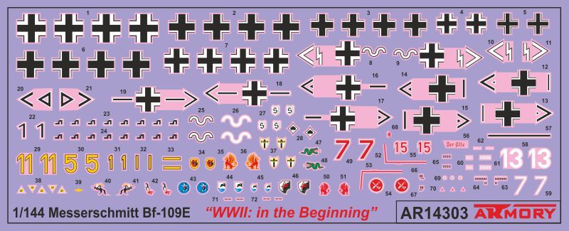 Bf 109E-3/E-4 Ste.1 1:144
