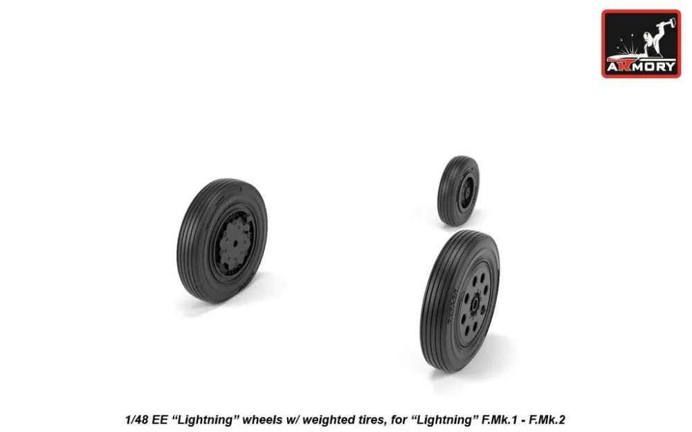 EE "Lightning" -II F.Mk.1/ F.Mk.2 early wheels 1:48