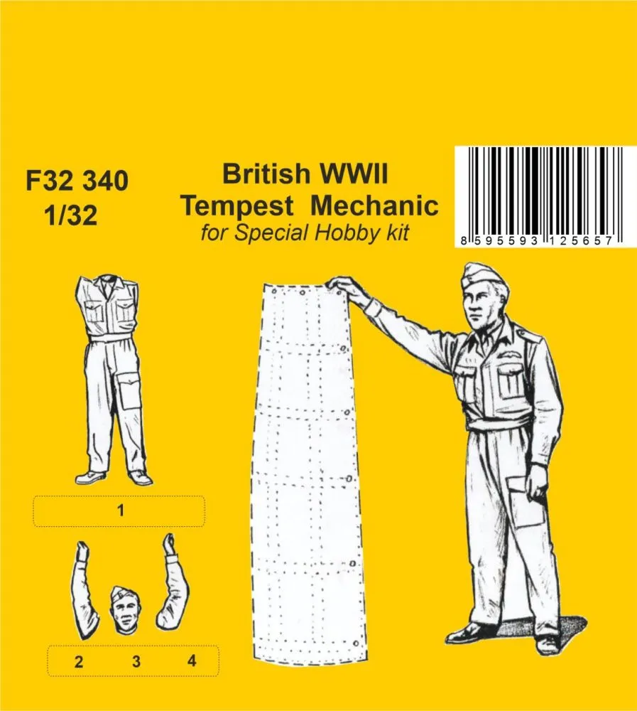 British WWII Tempest Mechanic 1:32