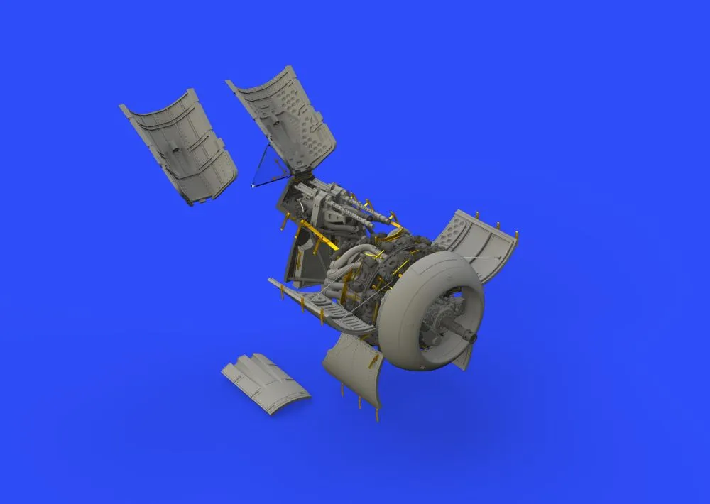 Fw 190A-5 engine & fuselage guns for Eduard 1:48