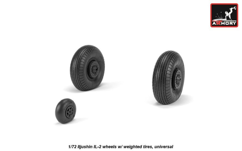 Il-2 Bark early type wheels 1:72