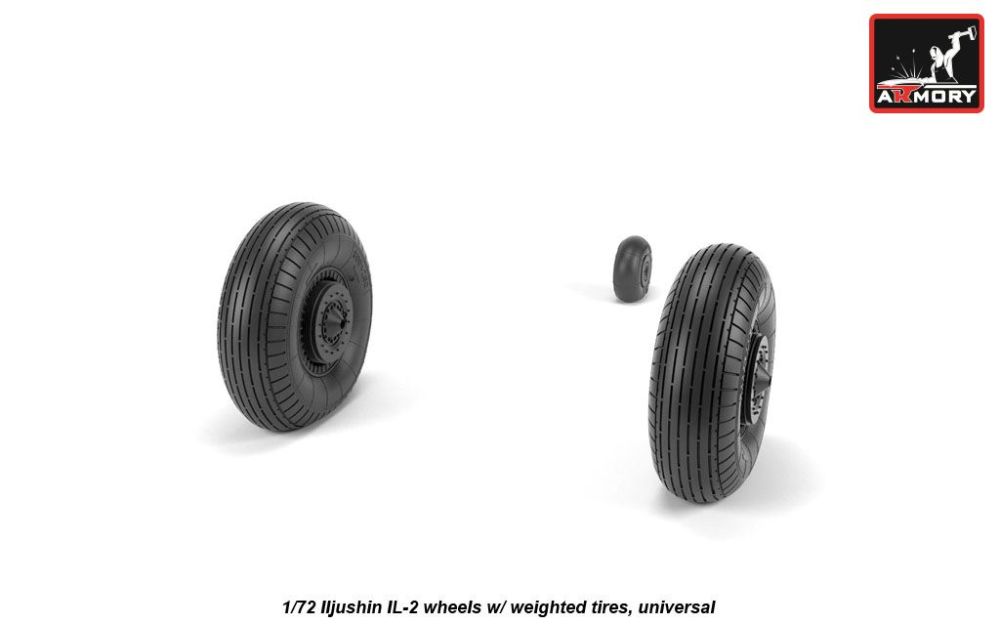 Il-2 Bark early type wheels 1:72