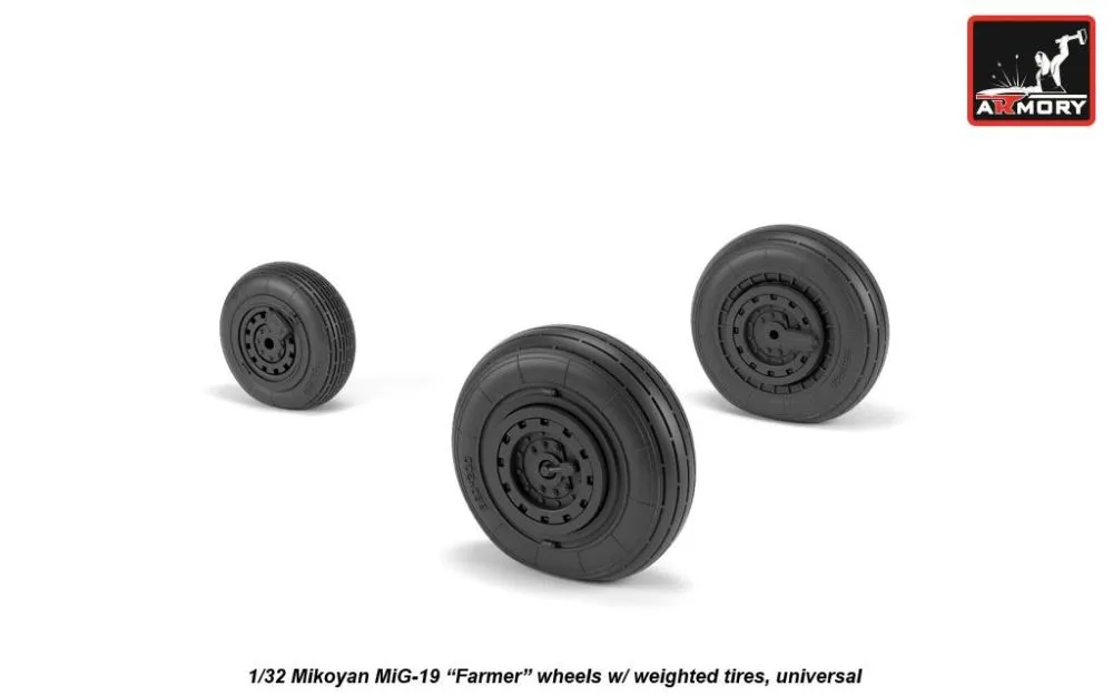 MiG-19 Farmer wheels 1:32