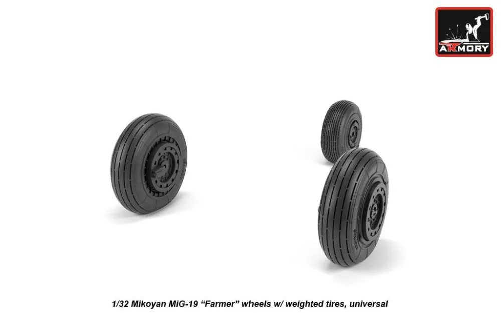 MiG-19 Farmer wheels 1:32