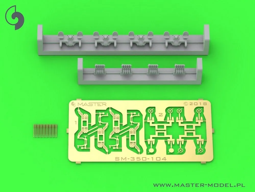 French Quad Mount Hotchkiss 13,2mm Model 1929 1:350