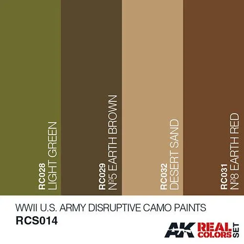 U.S. Army WWII Disruptive Camo Paints