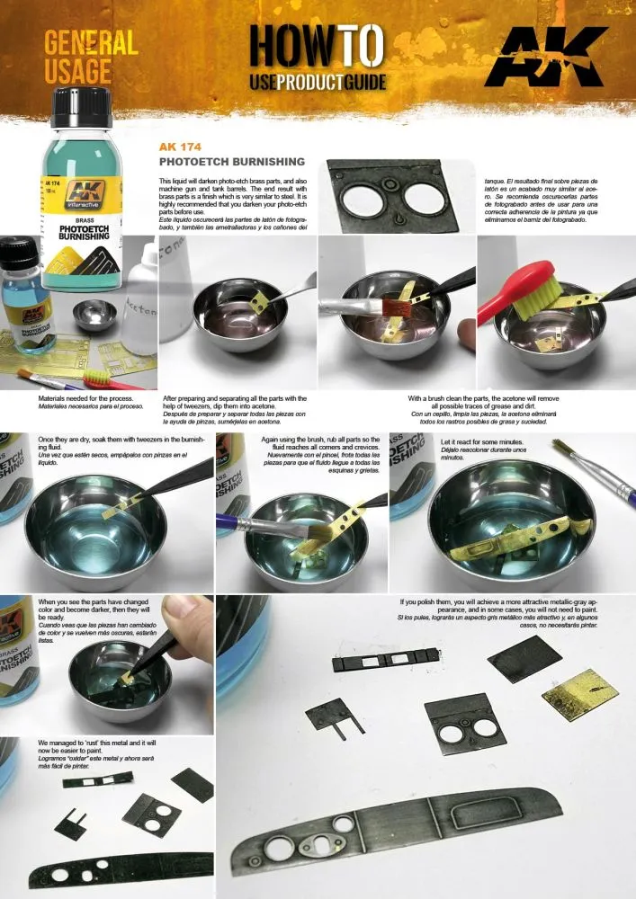 Brunishing for Photoetch (Brass) 100ml