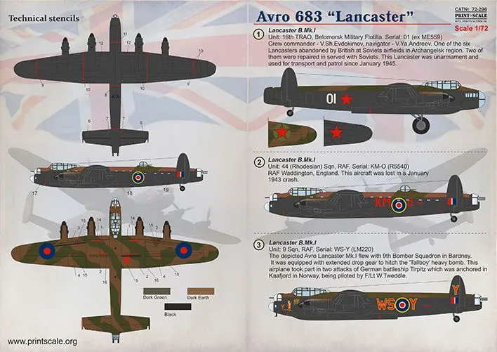 Avro 683 Lancaster 1:72