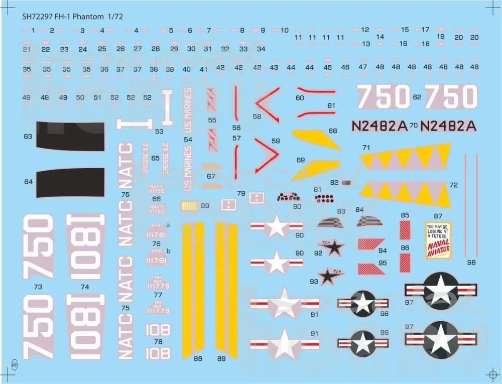 FH-1 Phantom - Demonstration Teams and Trainers 1:72