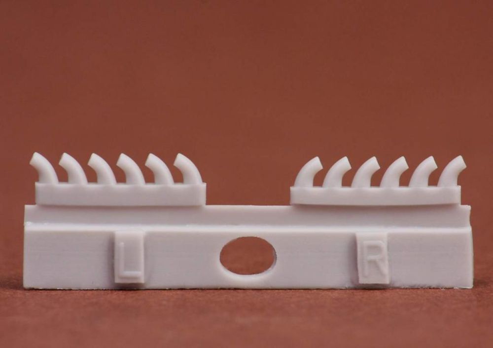 P-40B exhaust for Airfix 1:72