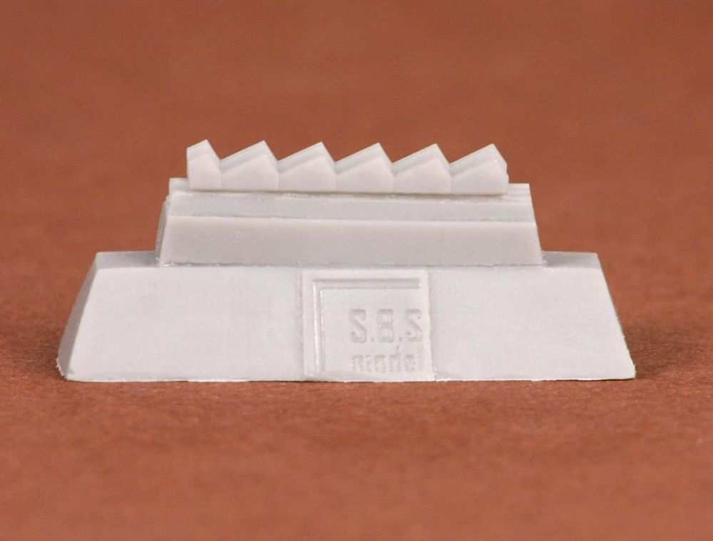 Bf 109E exhaust for Airfix 1:72