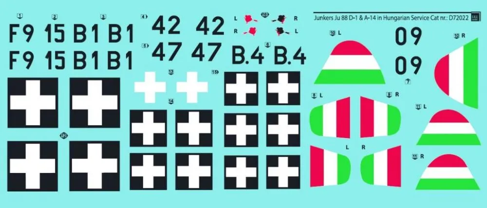 Junkers Ju 88 in Hungarian Service 1:72