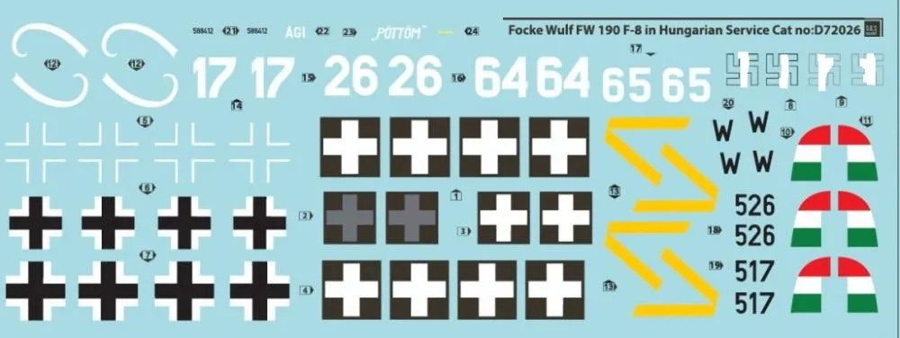 Fw 190F-8 in Hungarian Service 1:72